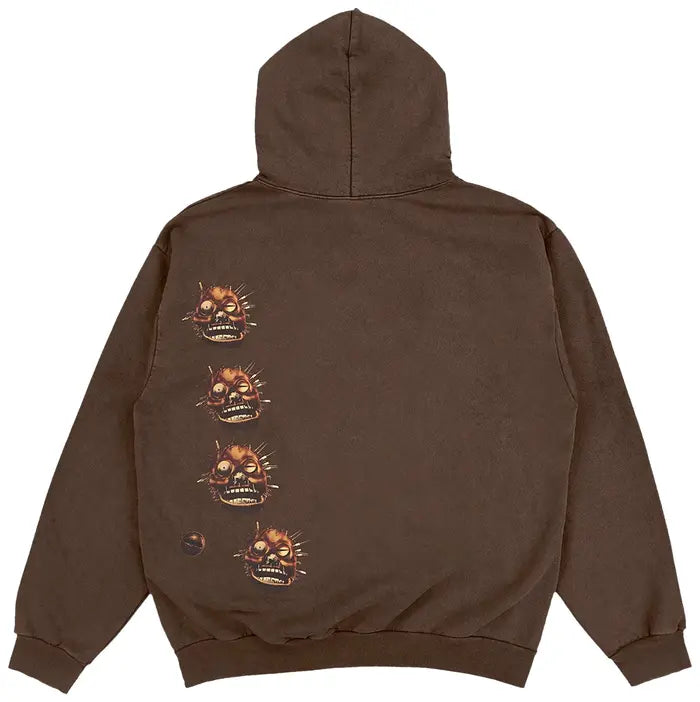 Travis Scott Utopia A2 Hooded Sweatshirt Brown