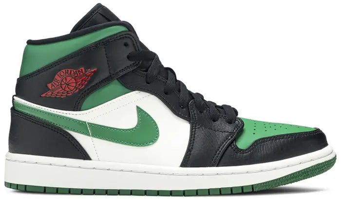Jordan 1 Mid Green Toe