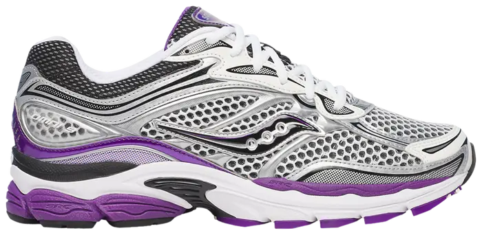 Saucony ProGrid Omni 9 White Black Silver Purple