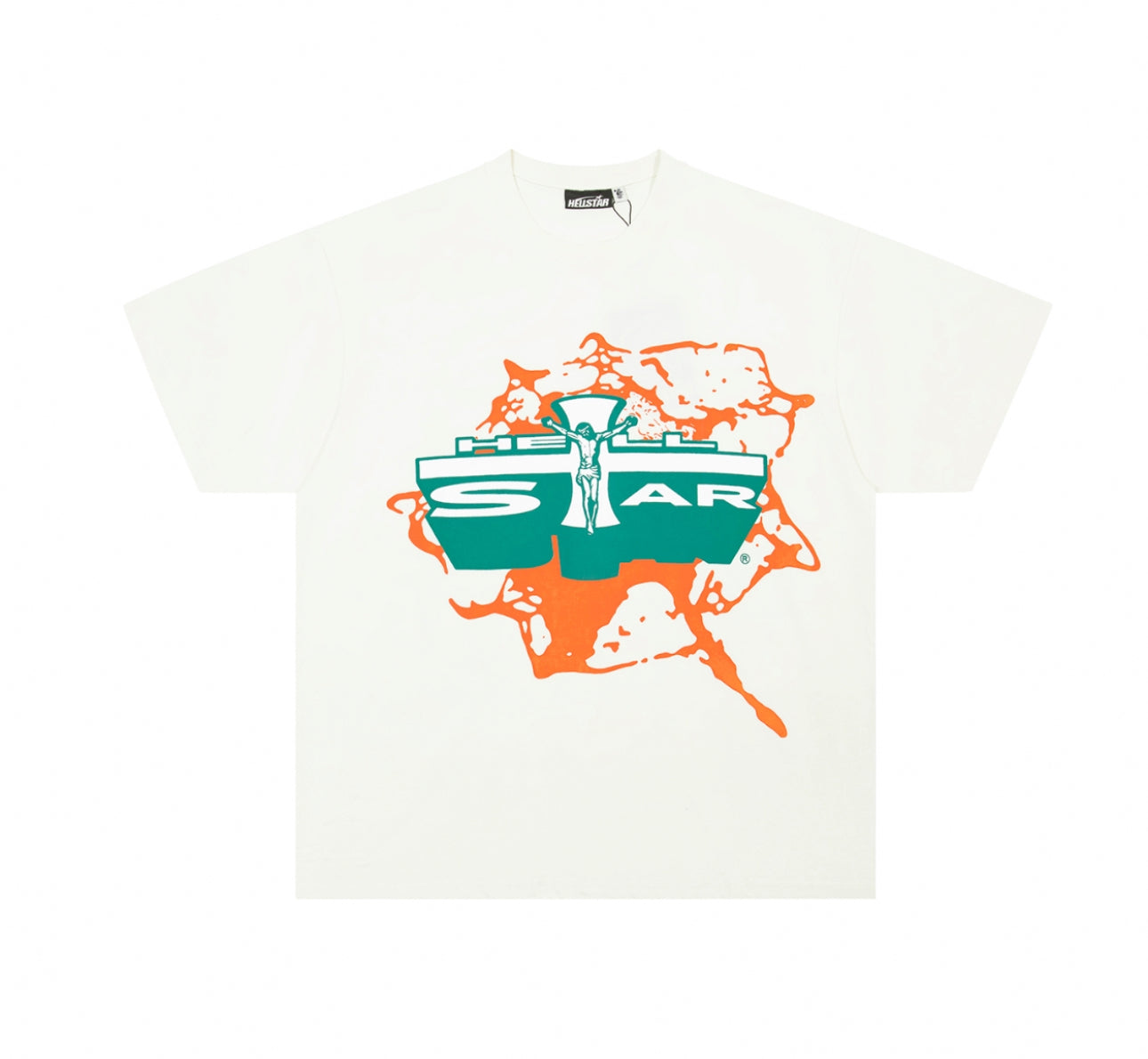 Hellstar Jesus T-Shirt White