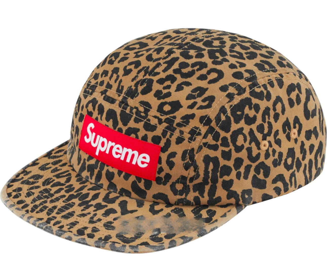 Supreme Barbour Waxed Cotton Camp Cap Leopard