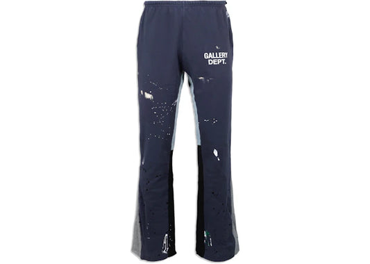 Gallery Dept. Painted Flare Sweat Pants Navy