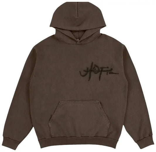 Travis Scott Utopia A2 Hooded Sweatshirt Brown