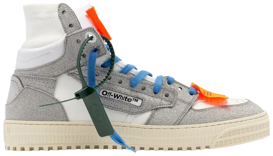 OFF-White Off Court 3.0 High-Top Grey Glitter White