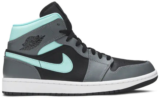 Jordan 1 Mid Grey Aqua