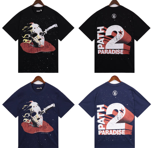 Hellstar Killer Mask T-shirt Black & Navy