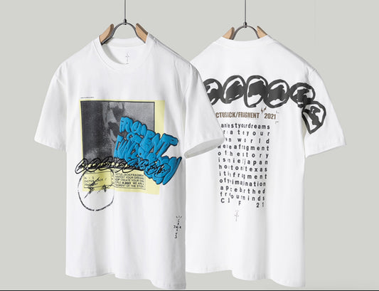 Travis Scott Cactus Jack For Fragment Manifest T-shirt White