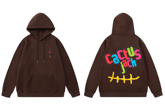 Travis Scott x McDonald's Cj Smile Hoodie Brown