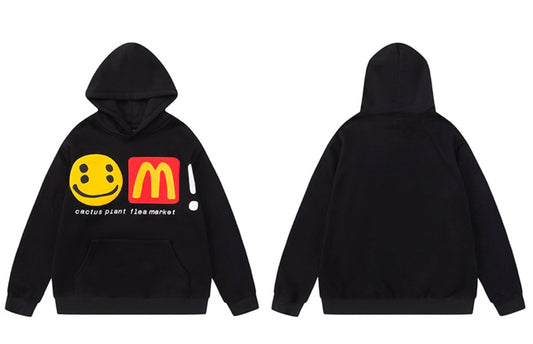 Cactus Plant Flea Market x McDonald's CPFM Icons! Hoodie Black