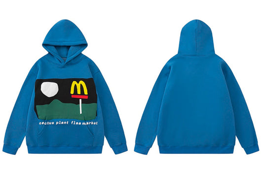 Cactus Plant Flea Market x McDonald's 24/7 Hoodie Blue Moon