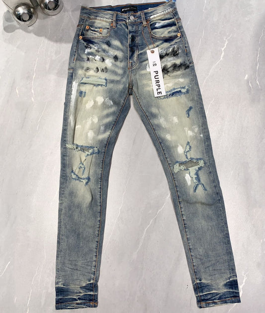 Purple Jeans Denim “Stone Wash Thigh”