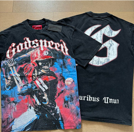 Godspeed Grandslam T-Shirt (Grey Wash)