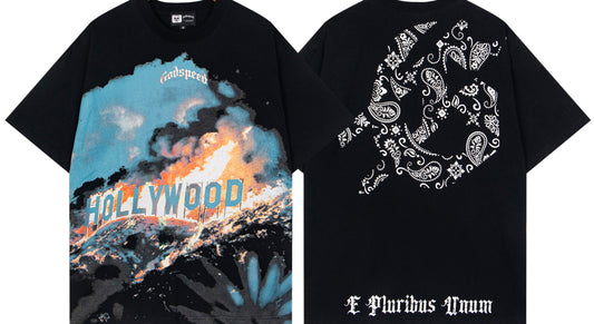 God Speed Hollywood Inferno T-Shirt (Black No Wash)