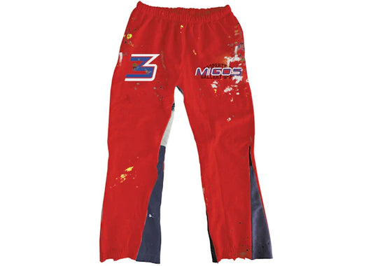 Migos x Gallery Dept. For Culture III Flare Sweat Pant Red/Navy