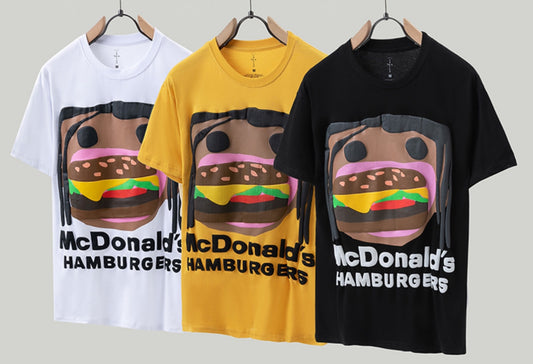 Travis Scott x CPFM 4 CJ Burger Mouth T-shirt